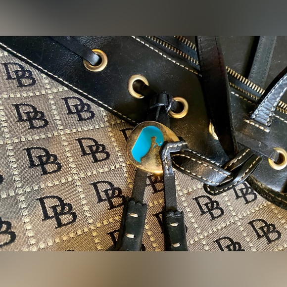 Dooney & Bourke Bags Dooney And Bourke Cloth And Leather Square